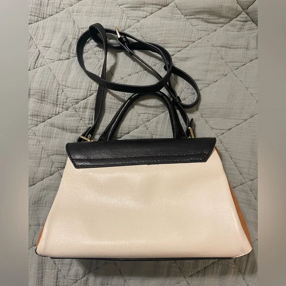 Antonio Melani Handbag- Black, White & Brown - Picture 2 of 8